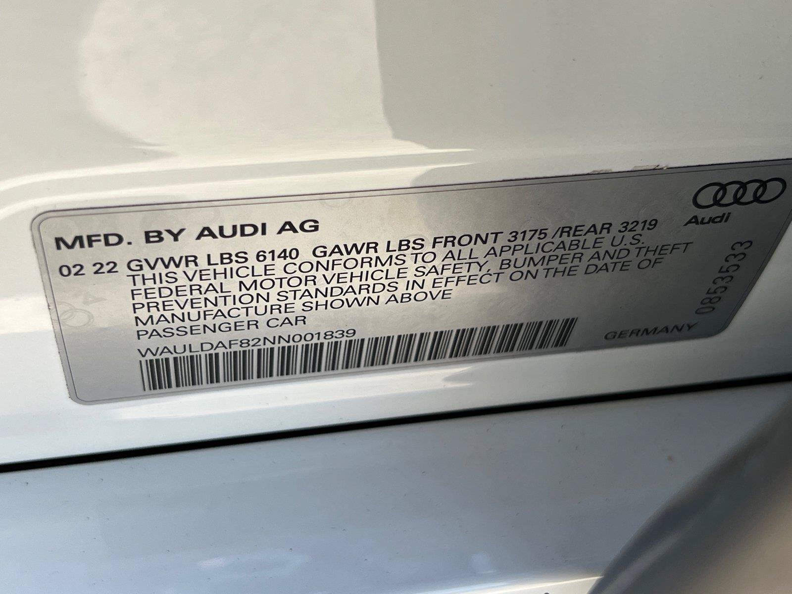 Used 2022 Audi A8 L 3.0T AWD/4WD image 35