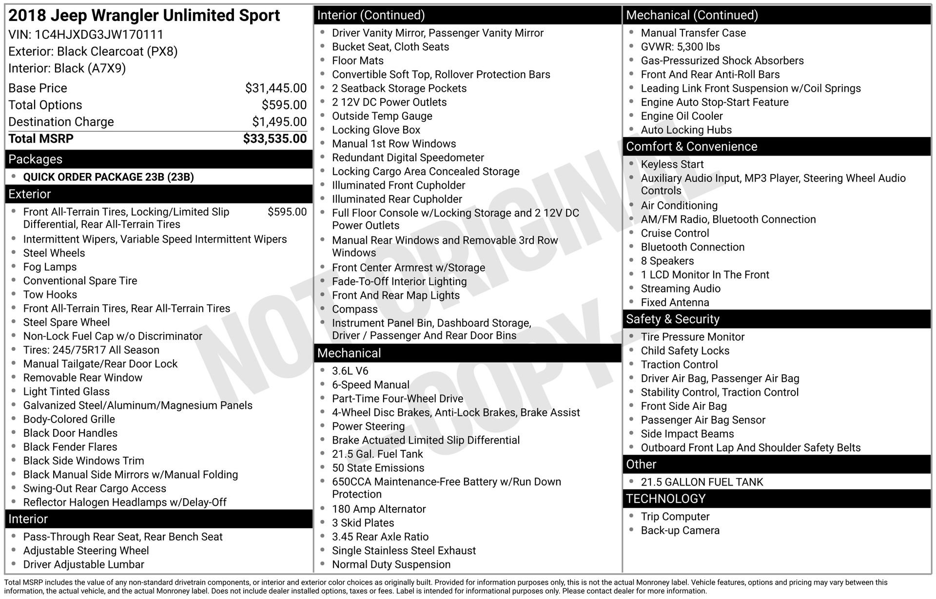 Used 2018 Jeep Wrangler Unlimited Sport image 4