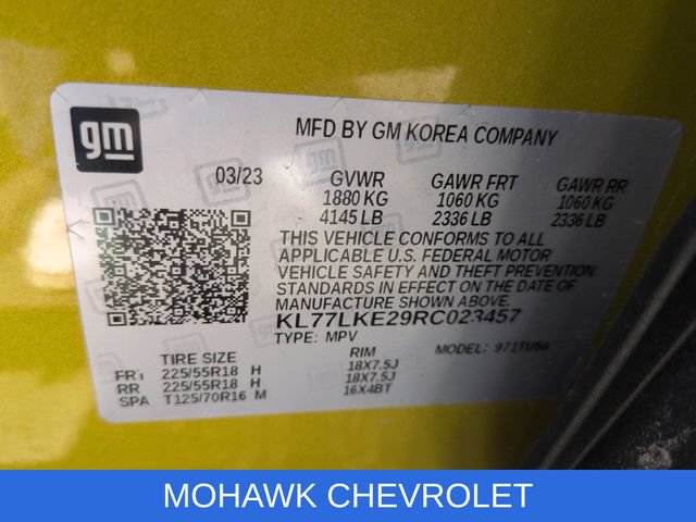 Certified 2024 Chevrolet Trax ACTIV w/ Driver Confidence Package FWD image 33
