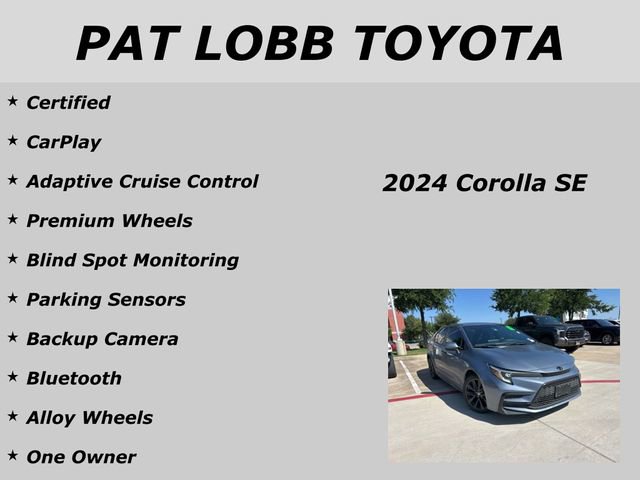 Certified 2024 Toyota Corolla SE FWD image 17