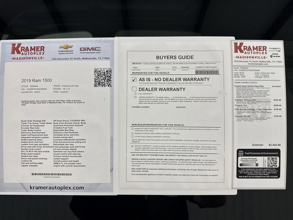 Used 2019 RAM 1500 Limited w/ Off Road Group image 35