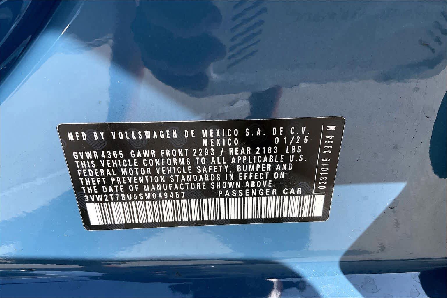 Used 2025 Volkswagen Jetta GLI Autobahn w/ GLI Black Package FWD image 34