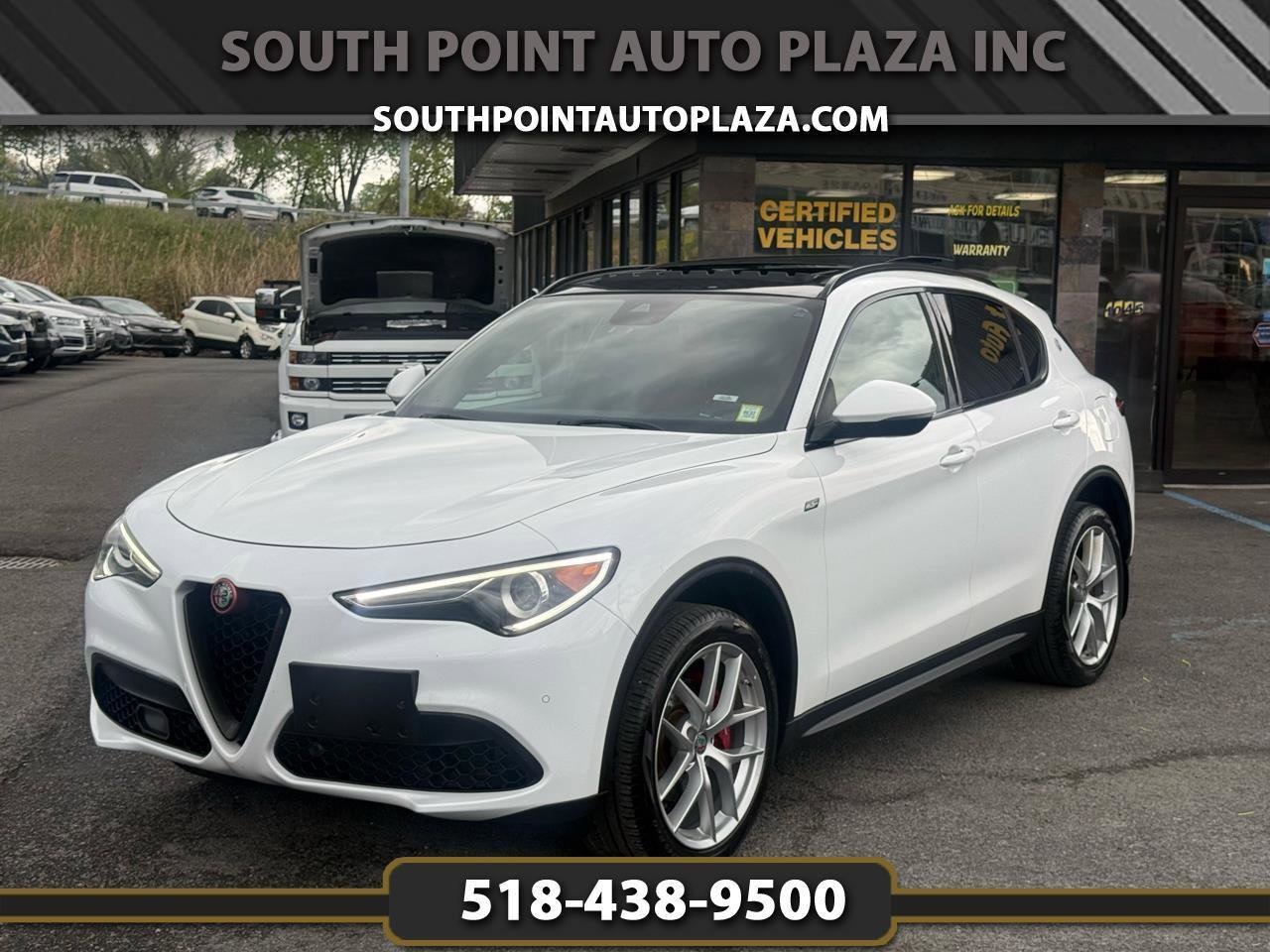 Used 2019 Alfa Romeo Stelvio Ti Sport w/ Quick Order Package 22S Sport AWD/4WD image 1