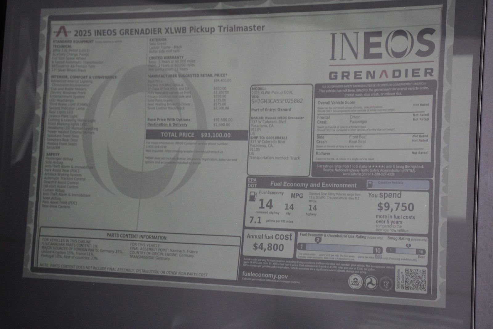 New 2025 INEOS Grenadier Trialmaster Edition image 23