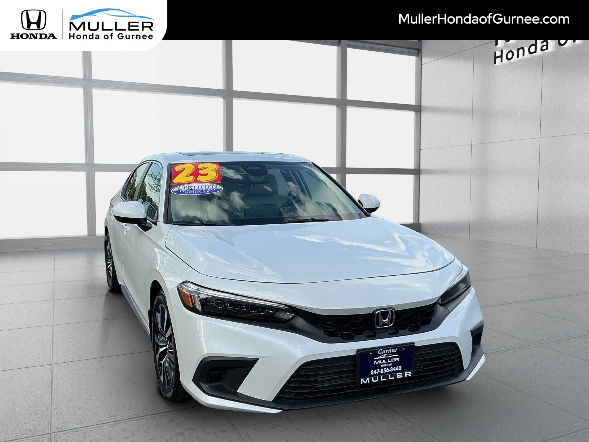 Certified 2023 Honda Civic EX-L image 1