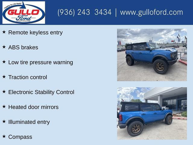 Certified 2022 Ford Bronco Black Diamond AWD/4WD image 10