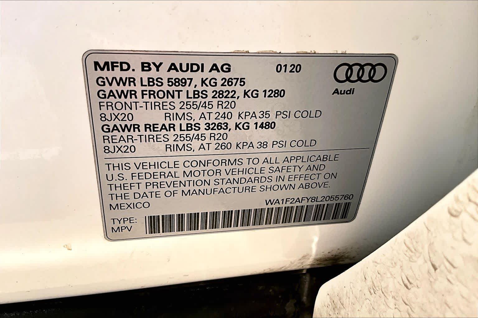 Used 2020 Audi Q5 e Prestige AWD/4WD image 34