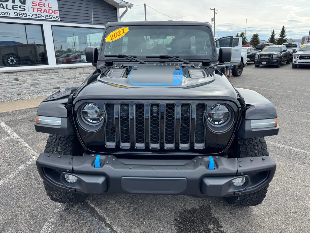 Used 2021 Jeep Wrangler Unlimited Rubicon 4xe w/ Steel Bumper Group image 8