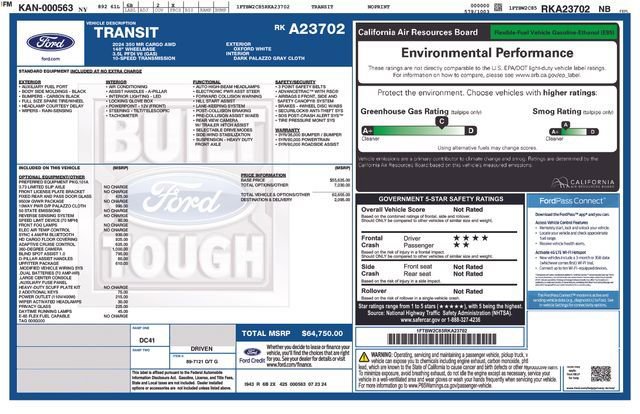Used 2024 Ford Transit 350 148 Medium Roof AWD w/ Upfitter Package image 17
