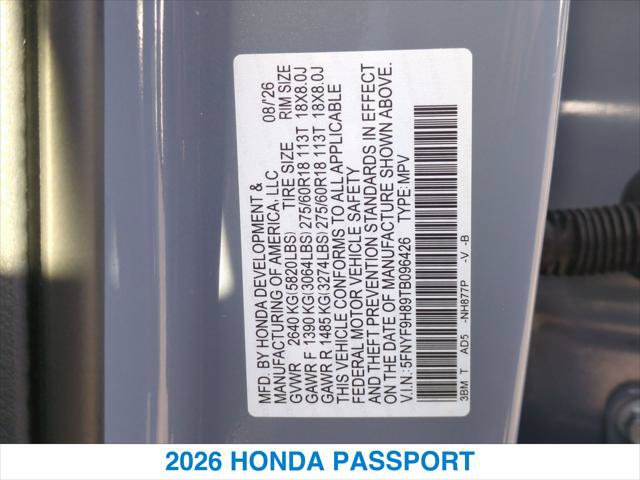 New 2026 Honda Passport TrailSport Elite image 27