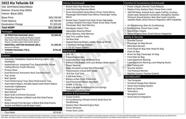 Used 2022 Kia Telluride SX w/ SX Prestige Package image 26