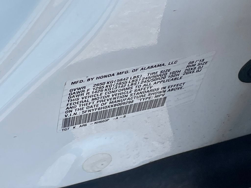 Used 2019 Honda Pilot Elite image 33