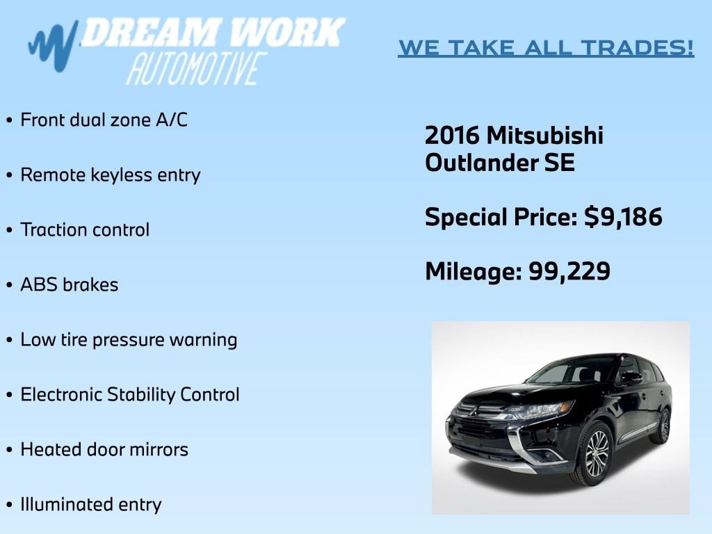 Used 2016 Mitsubishi Outlander SE image 2