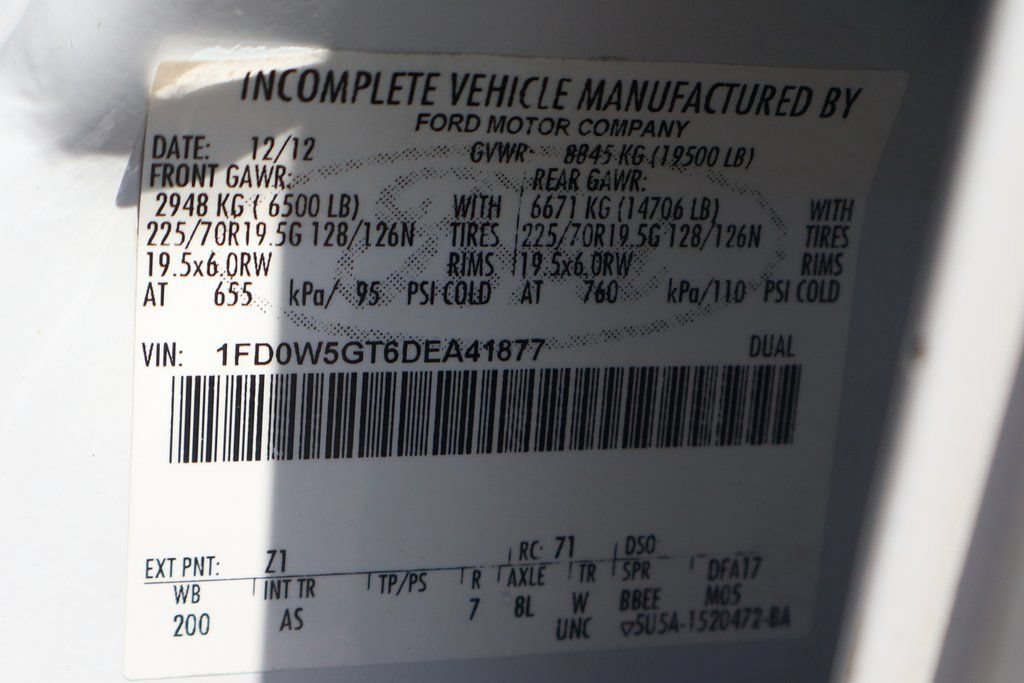Used 2013 Ford F550 2WD Crew Cab Super Duty w/ Payload Upgrade Pkg image 44