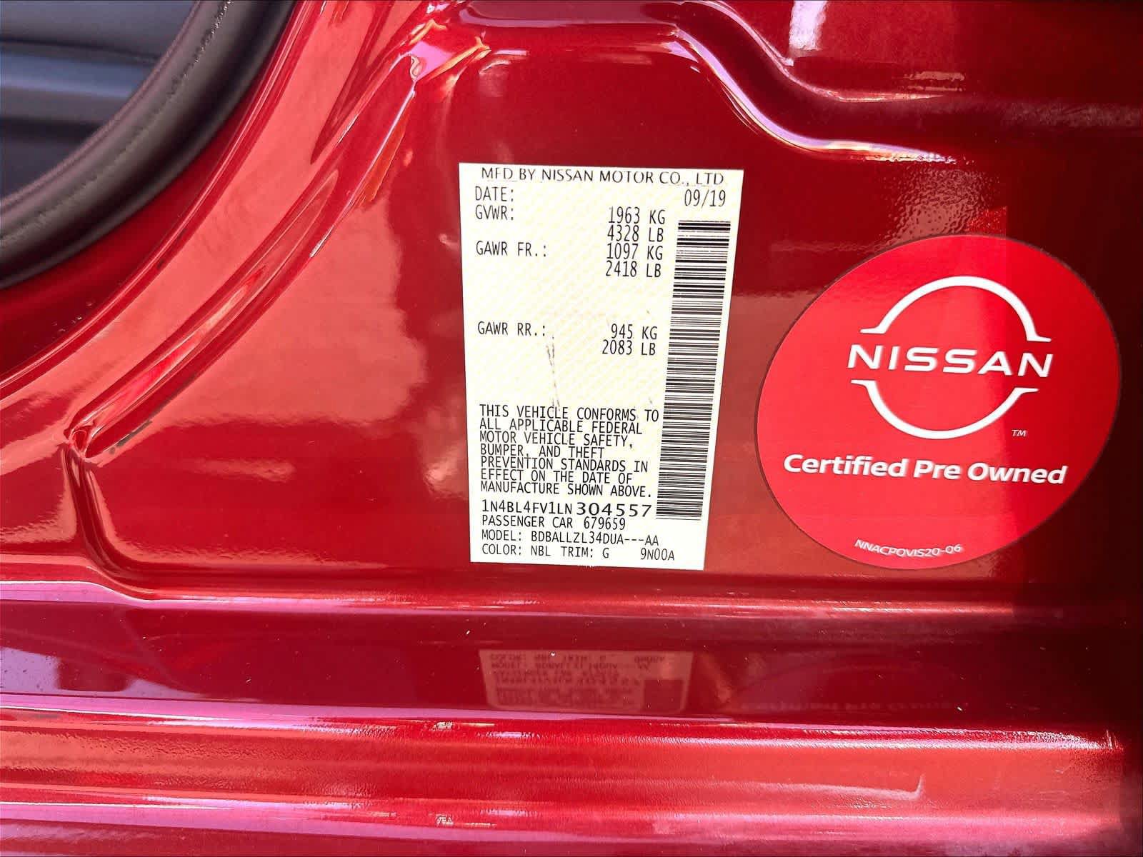 Used 2020 Nissan Altima 2.5 Platinum FWD image 20