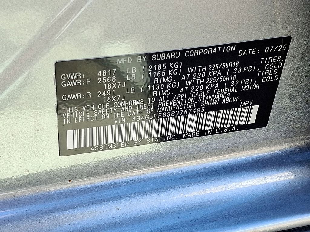 New 2025 Subaru Crosstrek 2.5i Sport w/ Crosstrek Mirror Package image 18