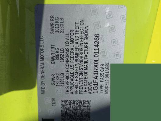 Used 2020 Chevrolet Camaro LT w/ 1LE Track Performance Package image 12