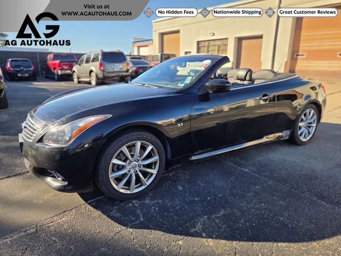Used 2014 INFINITI Q60 Convertible w/ Premium Package RWD image 1