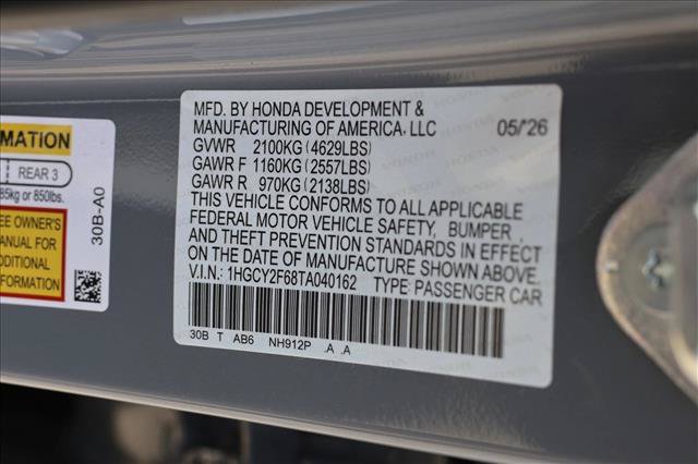 New 2026 Honda Accord EX-L image 24