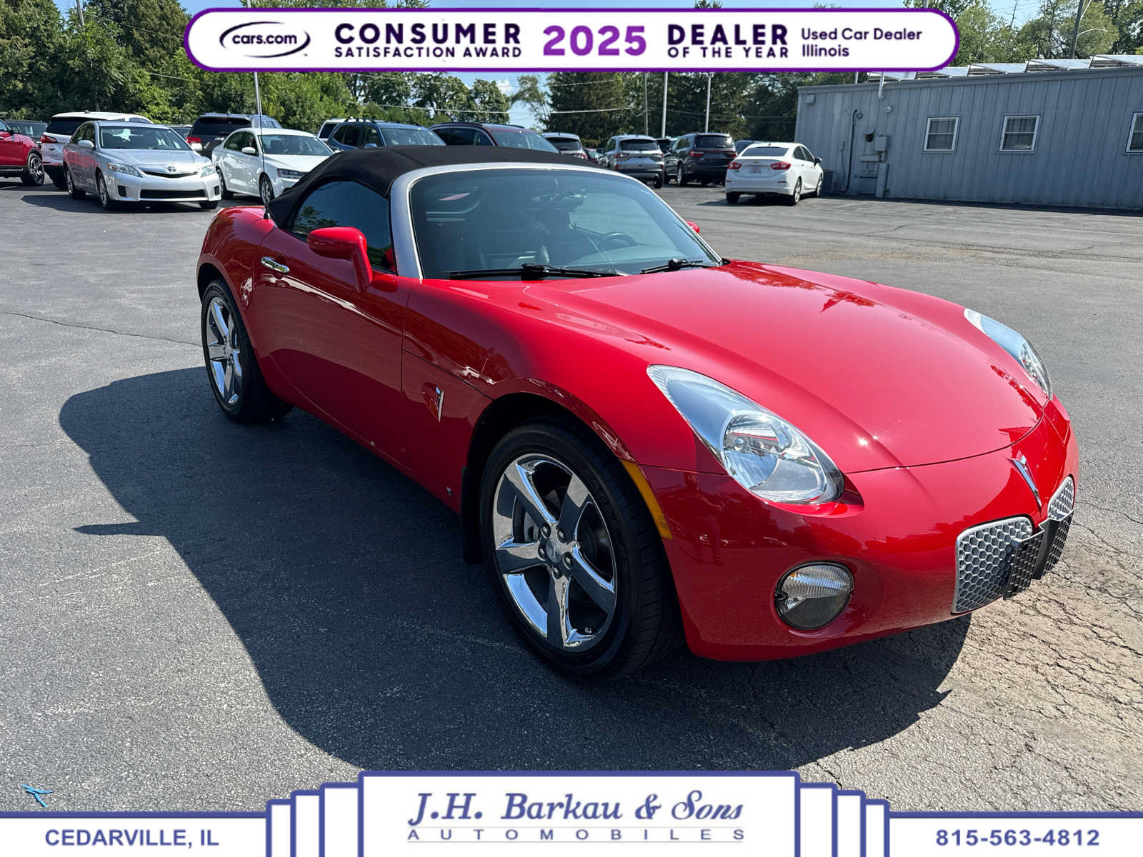 Used 2007 Pontiac Solstice Convertible w/ Premium Package RWD image 1