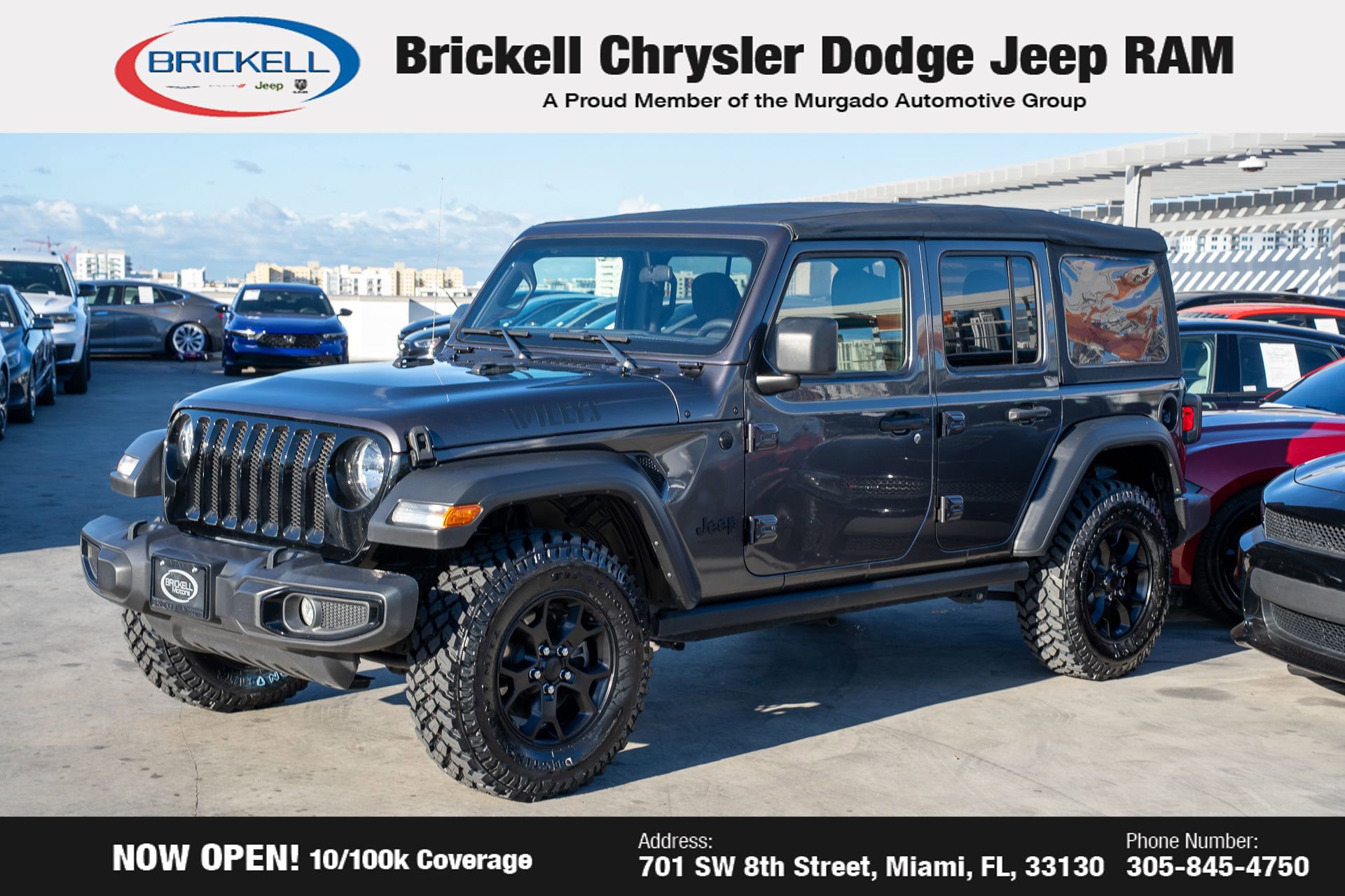 Used 2022 Jeep Wrangler Unlimited Sport image 1