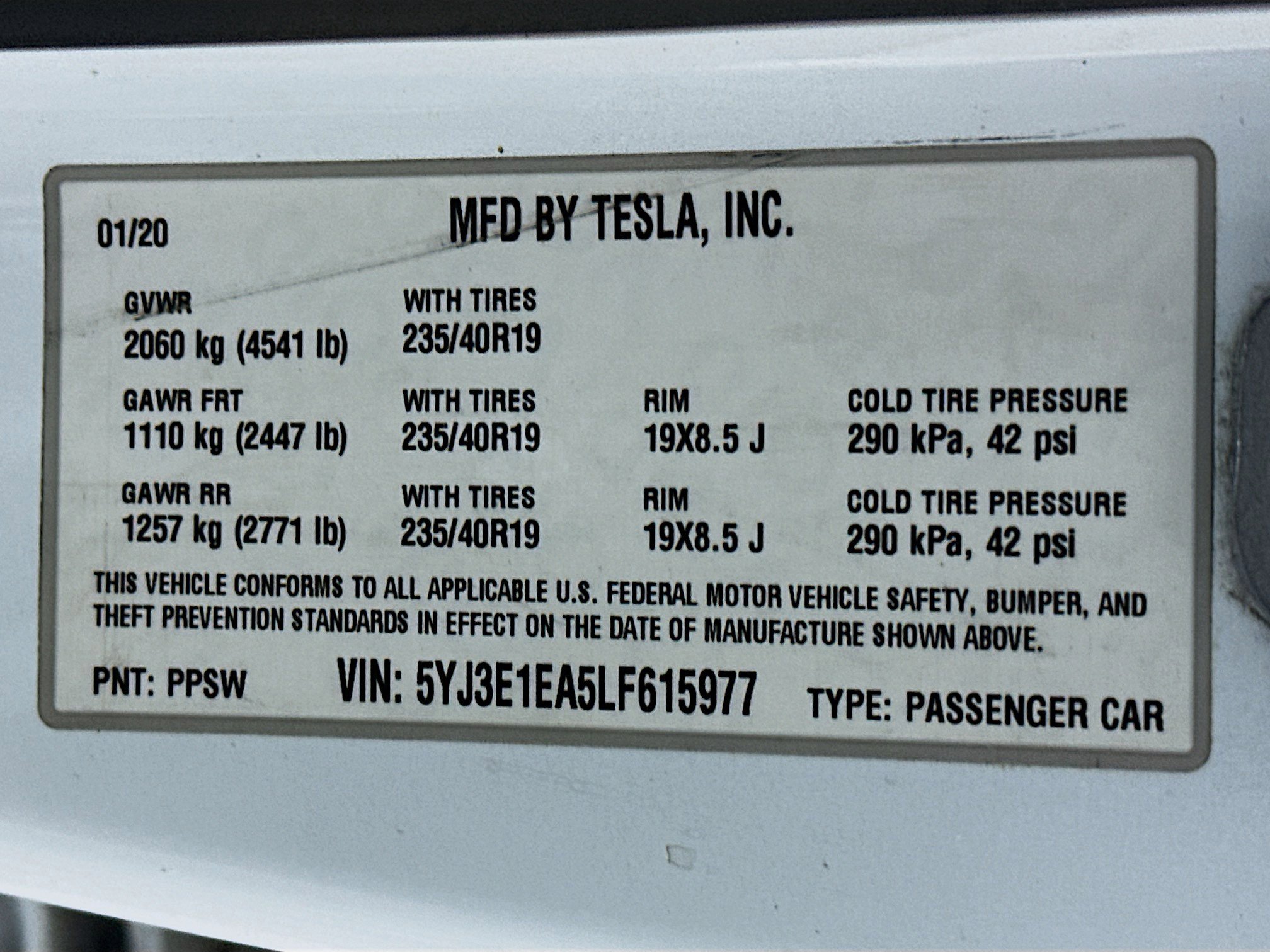 Used 2020 Tesla Model 3 Standard Range Plus image 12
