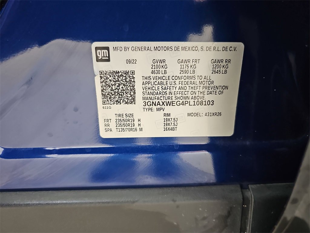 Certified 2023 Chevrolet Equinox RS image 42