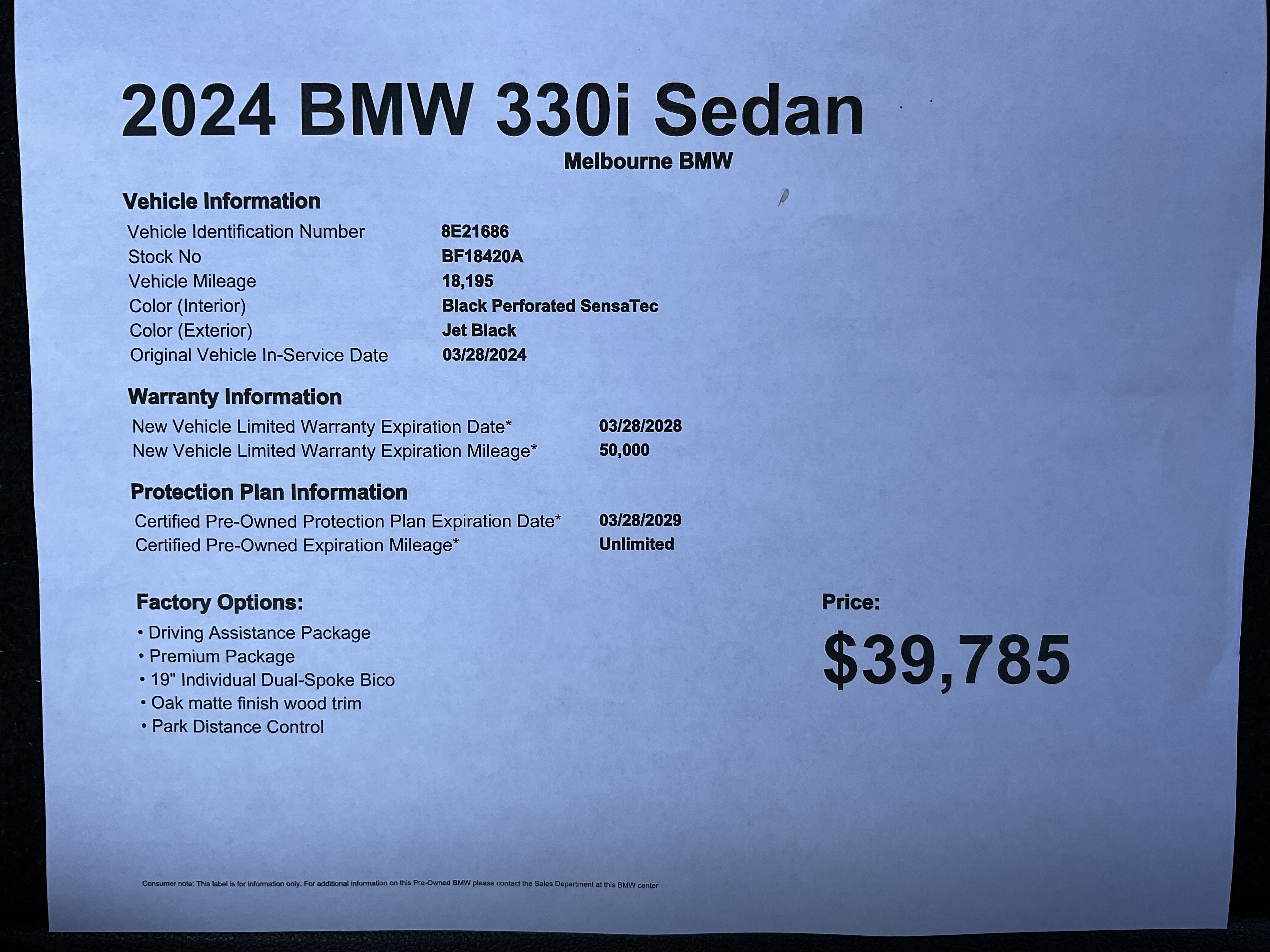 Certified 2024 BMW 330i Sedan w/ Premium Package image 35