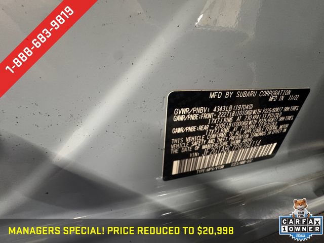 Used 2023 Subaru Crosstrek 2.0i AWD/4WD image 28