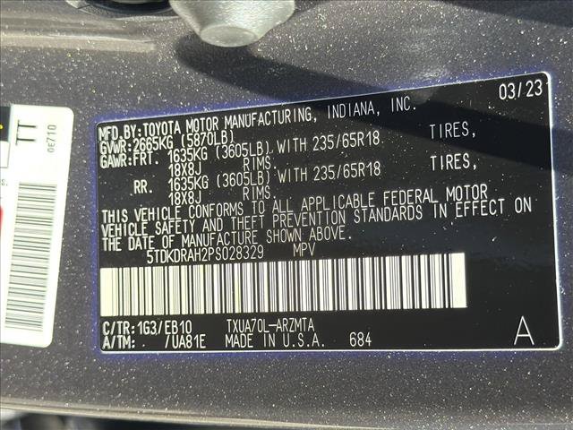 Used 2023 Toyota Highlander XLE FWD image 29