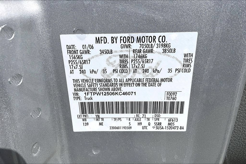 Used 2006 Ford F150 XLT RWD image 34