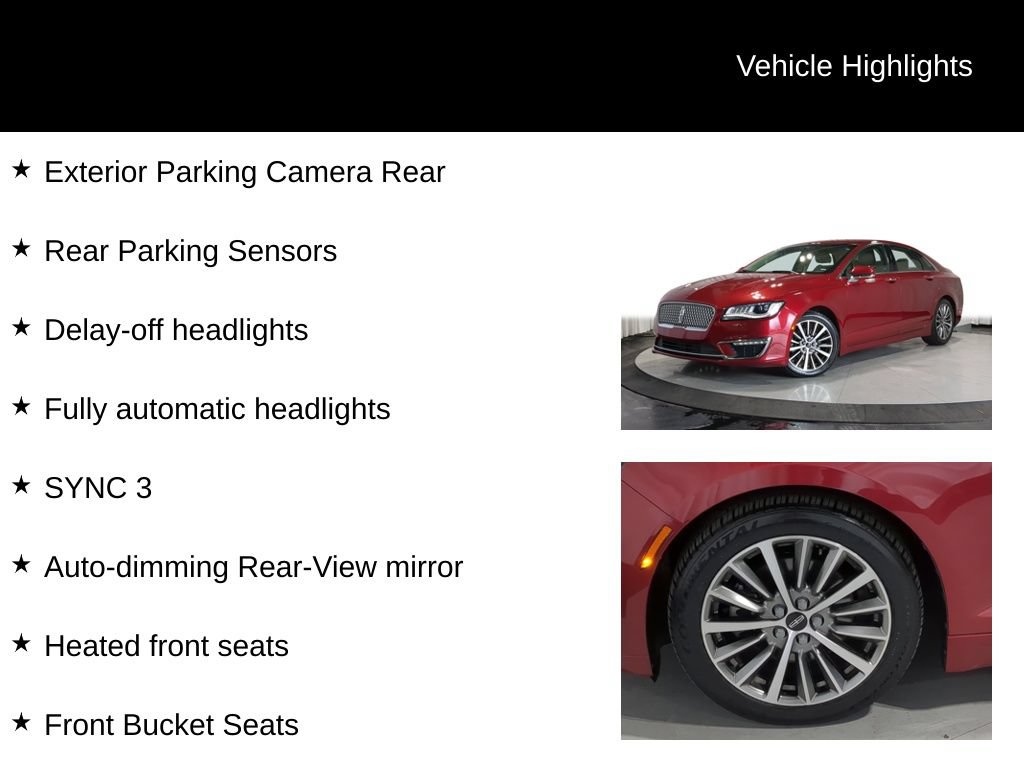Used 2017 Lincoln MKZ Premiere FWD image 13