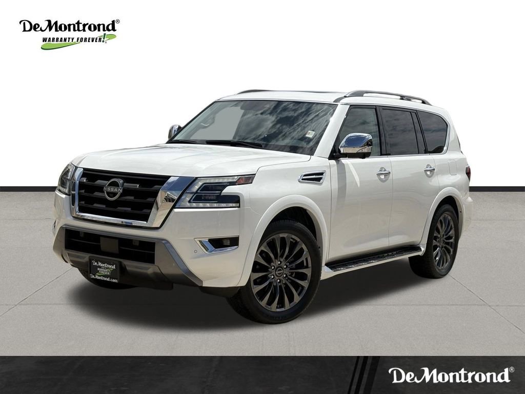 Used 2023 Nissan Armada Platinum w/ Captain's Chairs Package RWD video 1