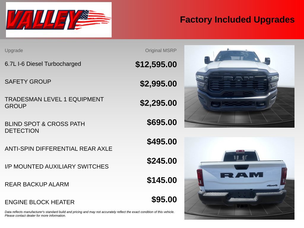 Used 2025 RAM 2500 Tradesman w/ Safety Group AWD/4WD image 5