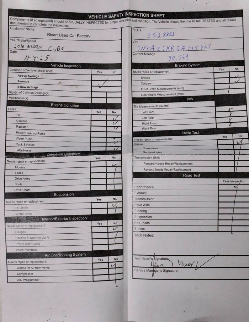 Used 2010 Nissan Cube 1.8 S w/ Interior Designer Pkg image 4