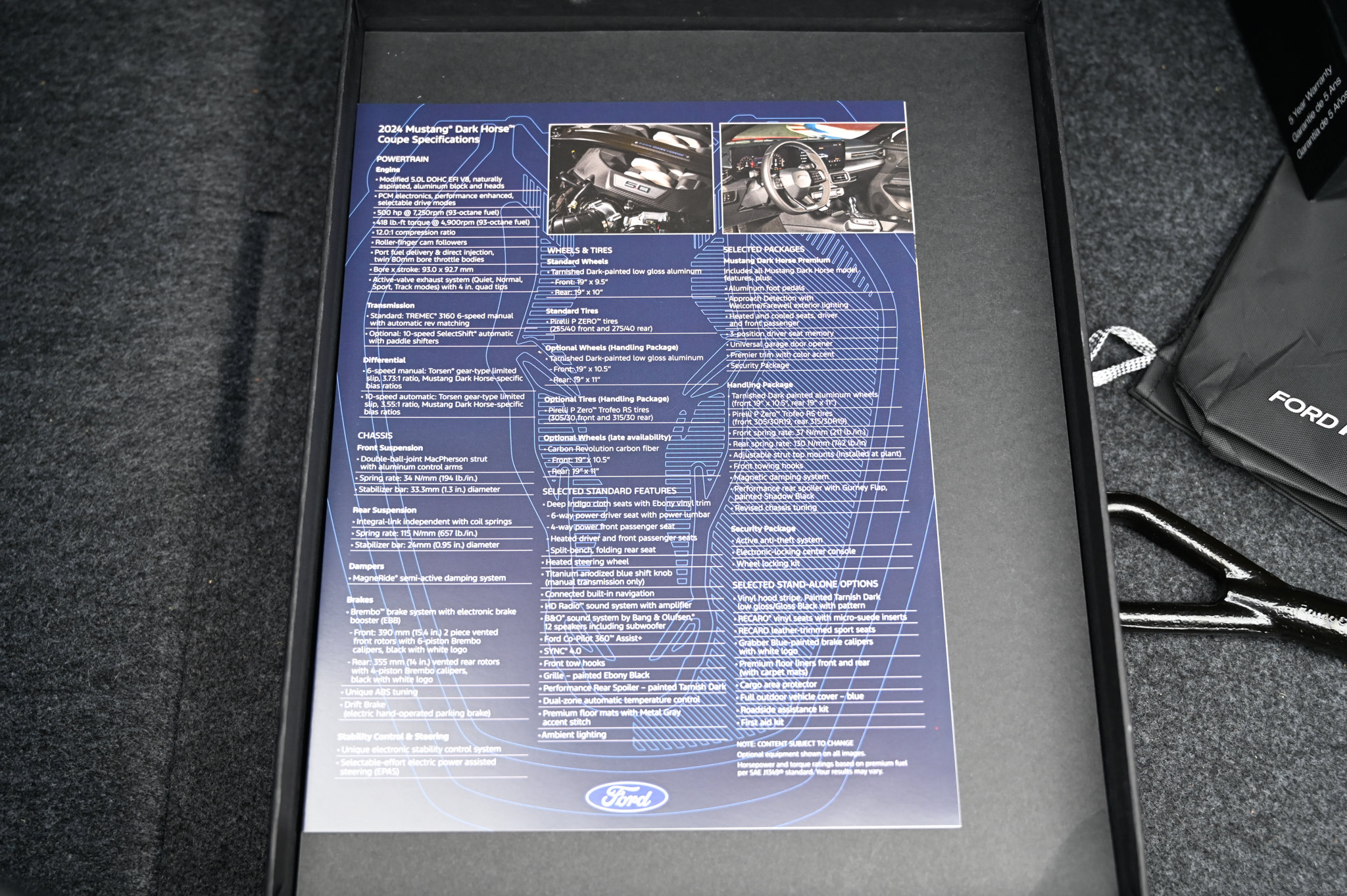 Used 2024 Ford Mustang Dark Horse w/ Dark Horse Handlin Package RWD image 27