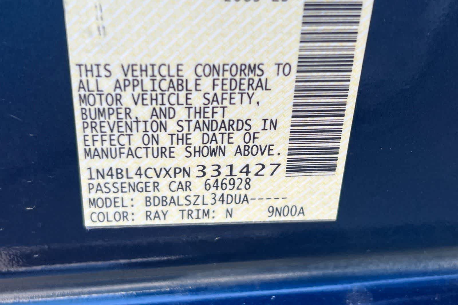 Certified 2023 Nissan Altima 2.5 SR FWD image 36