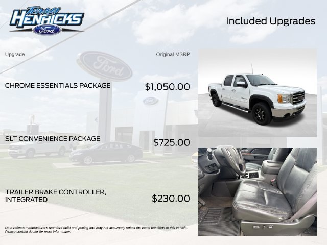 Used 2012 GMC Sierra 1500 SLT w/ Chrome Essentials Package AWD/4WD image 8