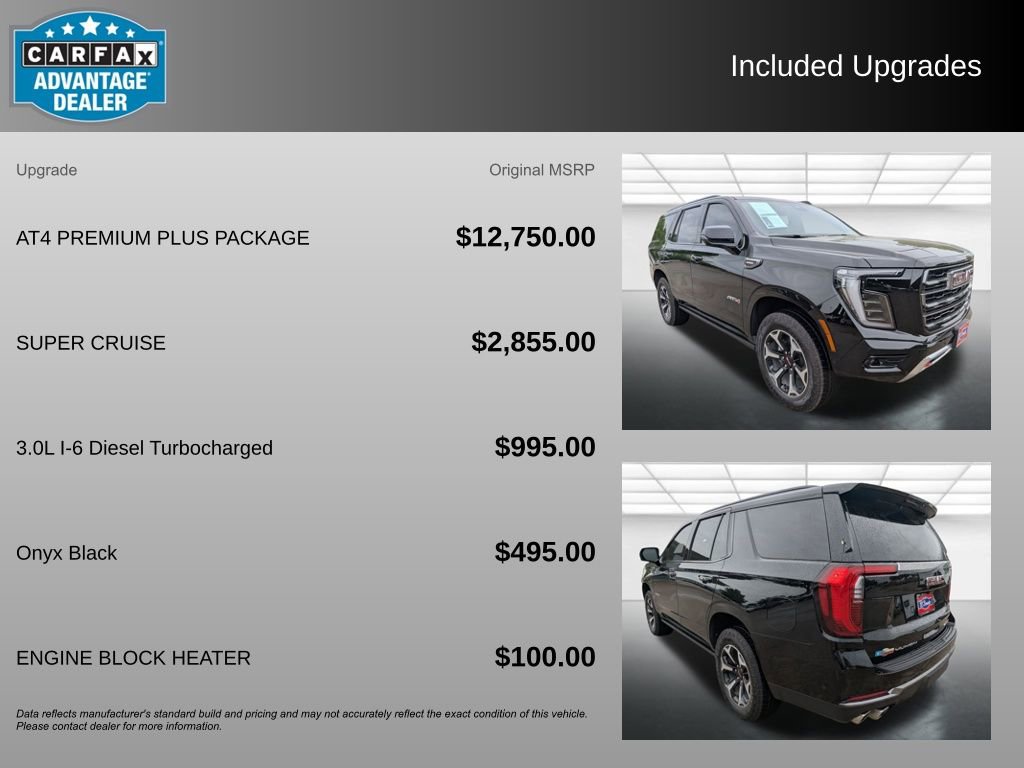 Used 2025 GMC Yukon AT4 w/ AT4 Premium Plus Package AWD/4WD image 3