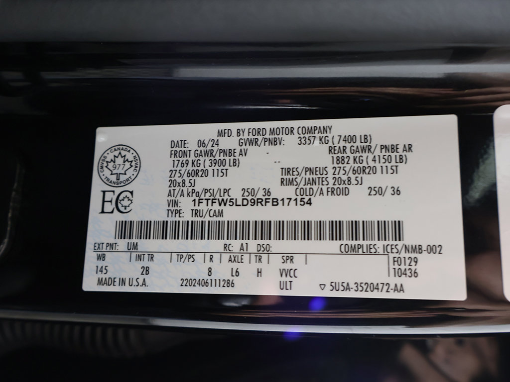 Used 2024 Ford F150 Lariat w/ Equipment Group 502A High AWD/4WD image 63