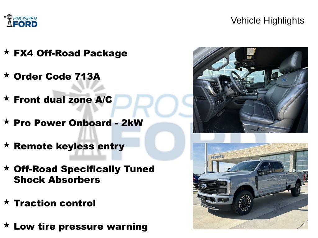 New 2026 Ford F350 Platinum w/ FX4 Off-Road Package image 32