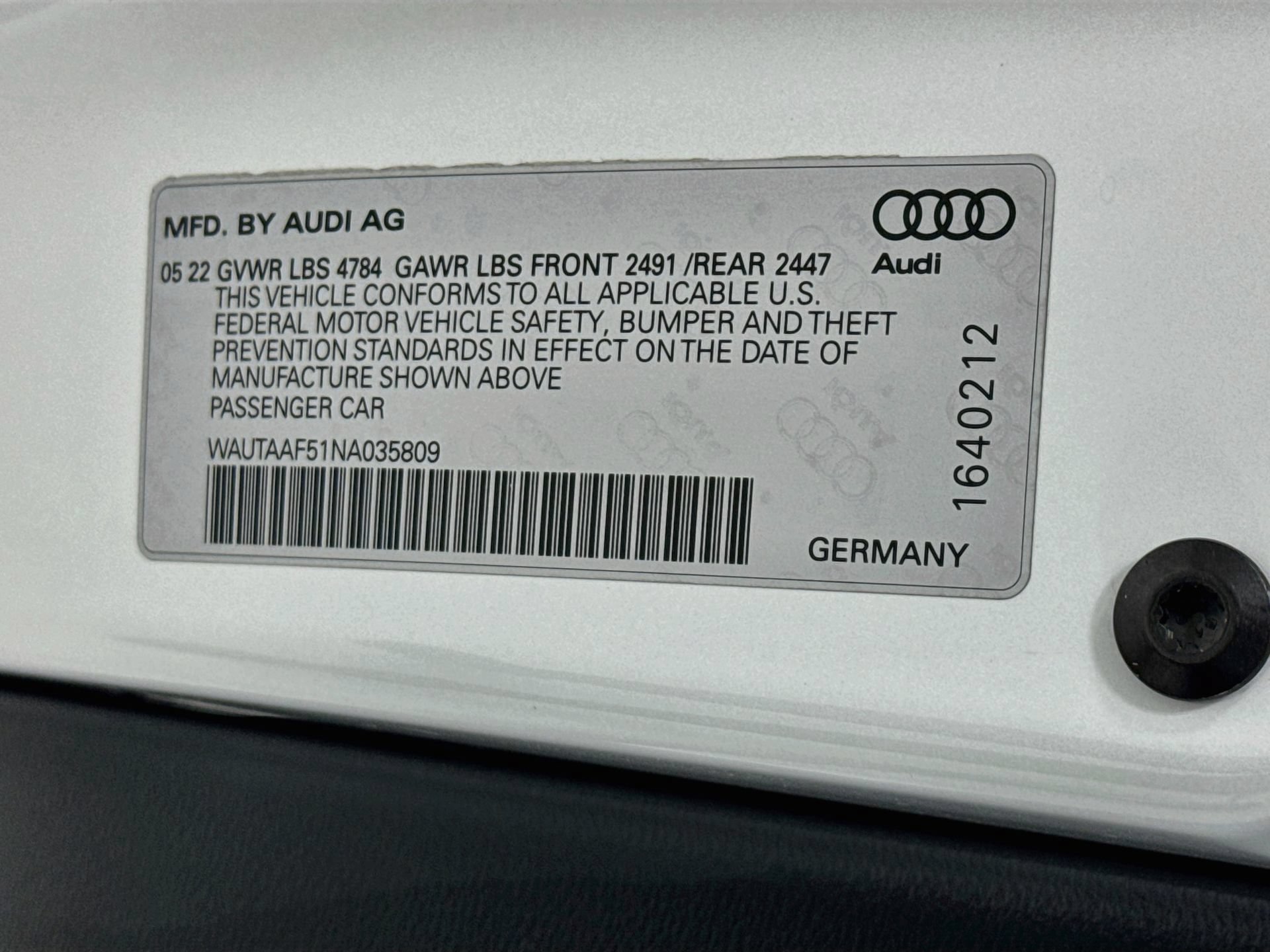 Used 2022 Audi A5 2.0T Premium Plus w/ Premium Plus AWD/4WD image 34