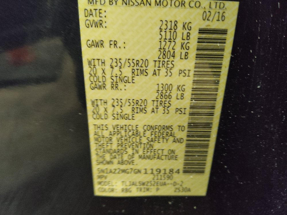 Used 2016 Nissan Murano Platinum w/ Platinum Technology Package FWD image 33