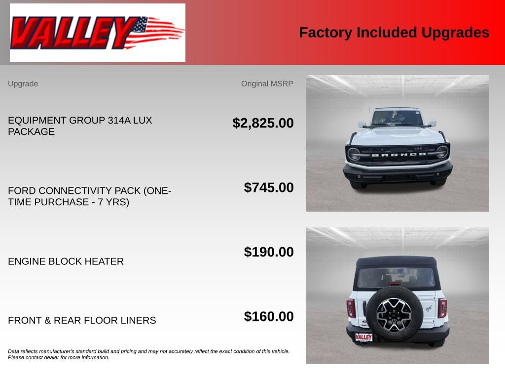 New 2026 Ford Bronco Outer Banks AWD/4WD image 4