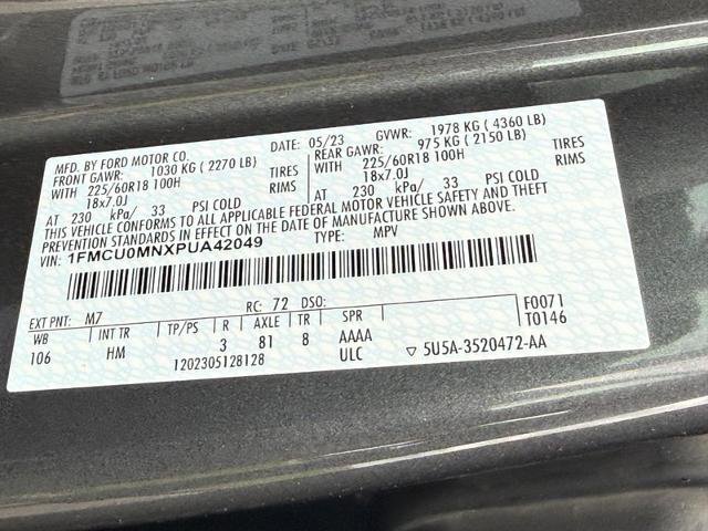 Certified 2023 Ford Escape ST-Line FWD image 26