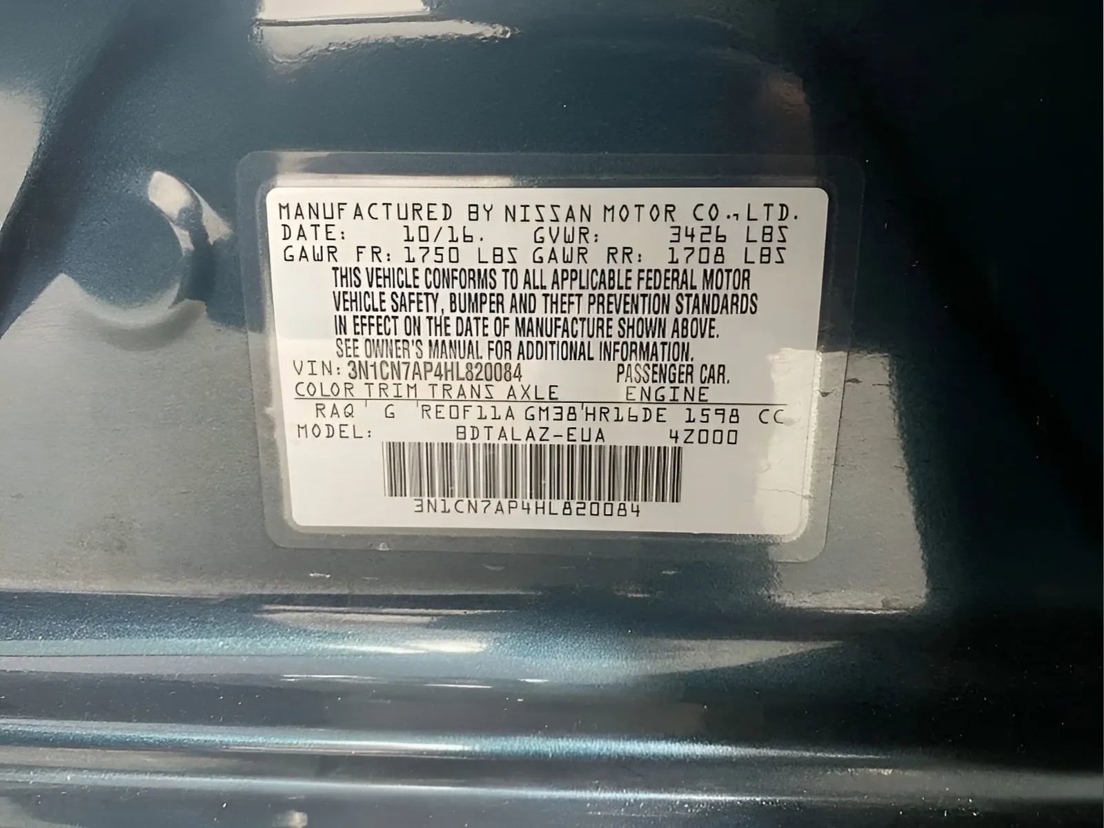 Used 2017 Nissan Versa S Plus FWD image 22