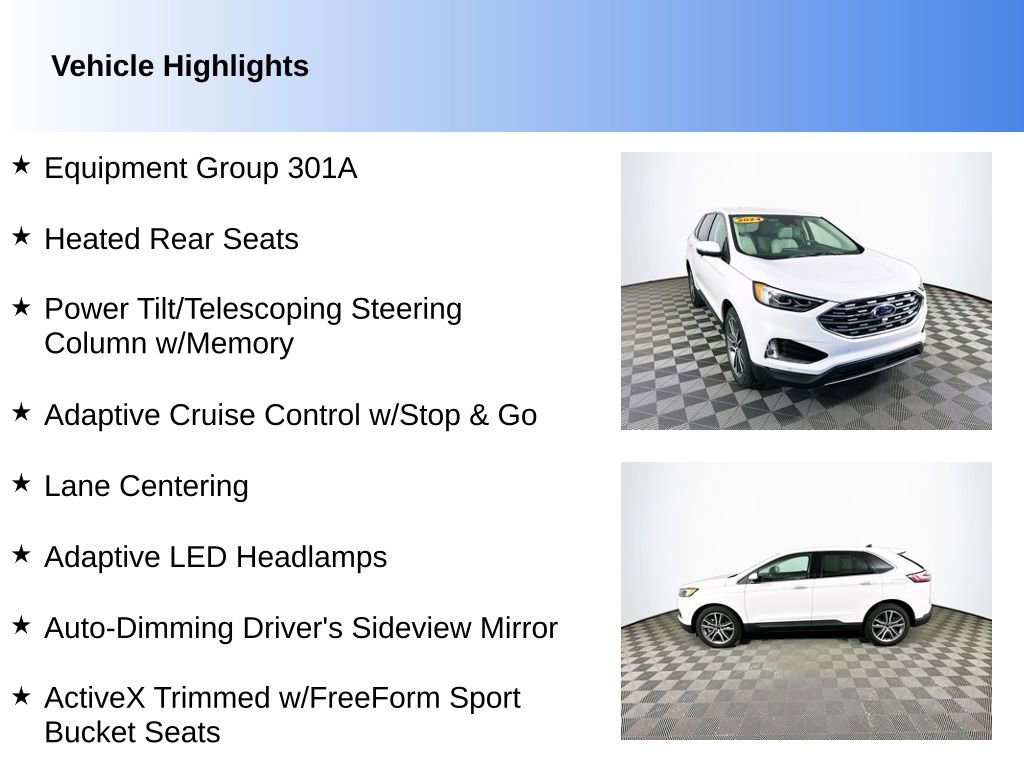 Used 2024 Ford Edge Titanium w/ Equipment Group 301A AWD/4WD image 2