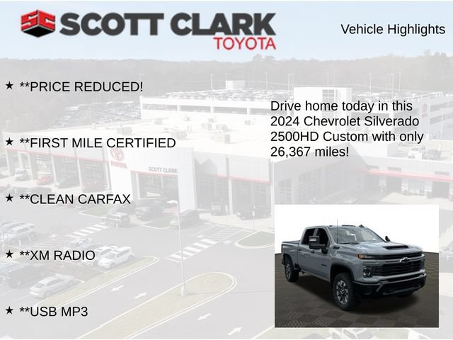 Used 2024 Chevrolet Silverado 2500 Custom w/ Custom Value Package AWD/4WD image 8