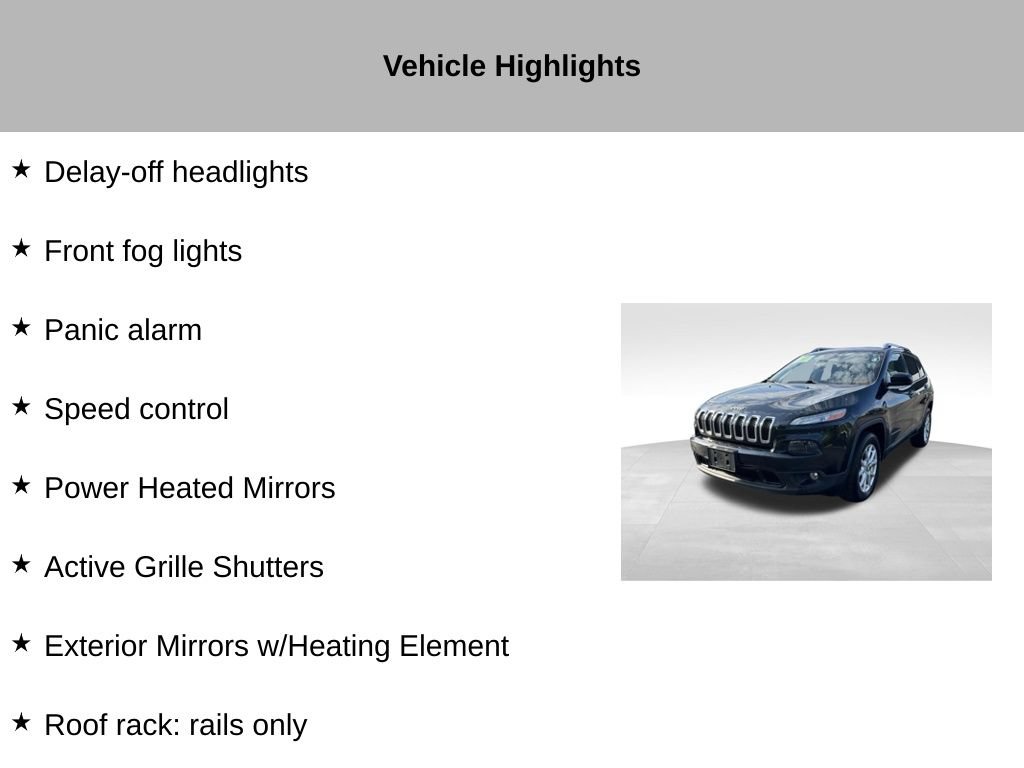 Used 2015 Jeep Cherokee Latitude w/ Cold Weather Group AWD/4WD image 54