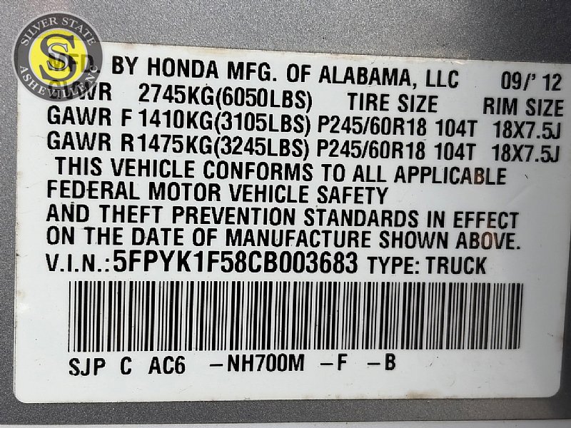 Used 2012 Honda Ridgeline RTL image 29